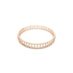 18KT Diamond Bangle | Hollow Design with Marquise Look