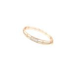 18KT Diamond Bangle - Double Diamond Look and Lightweight