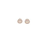 18KT Diamond Studs in Traditional Design|Pachchigar Jeweller