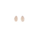 18KT Rose Gold Diamond Stud Earrings