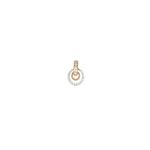 18KT Rose Gold Real Diamond Round Pendant