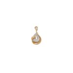 18K Diamond Rose Gold Pendant Set