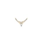 18KT Diamond Tanmaniya in Yellow Gold | Western Look Design