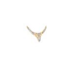 18KT Diamond Tanmaniya in Yellow Gold | Western Look Design