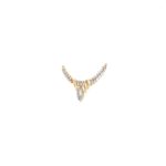 18KT Diamond Tanmaniya in Yellow Gold | Western Look Design