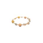 18KT Rose Gold Indo-Italian Bracelet with Hollow Design