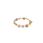 18KT Rose Gold Indo-Italian Bracelet with Hollow Design