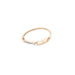 18KT Rose Gold Indo-Italian Bracelet For Daily Wear