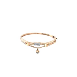 Designer 18KT Rose Gold Indo-Italian Bracelet