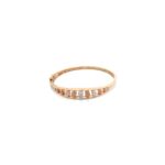 18KT Rose Gold Marquise Design Indo-Italian Bracelet