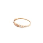 18KT Rose Gold Marquise Design Indo-Italian Bracelet