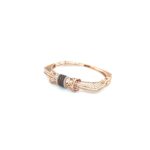 18KT Rose Gold Indo-Italian Net Design Bracelet