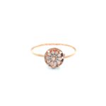 18KT Indo Italian Rose Gold Flower Design Ladies Bracelet| Pachchigar Jewellers