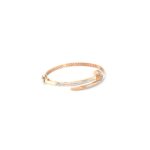 18KT Rose Gold Indo-Italian Cartier-Style Bracelet