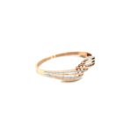 18KT Rose Gold Indo-Italian Step Bracelet