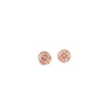 18K Indo-Italian rose gold pendant set| Pachchigar Jewellers