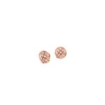 18K Indo-Italian rose gold pendant set| Pachchigar Jewellers