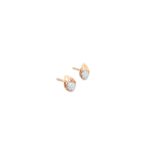 18KT Rose Gold Indo-Italian Drop Shape Pendant Set