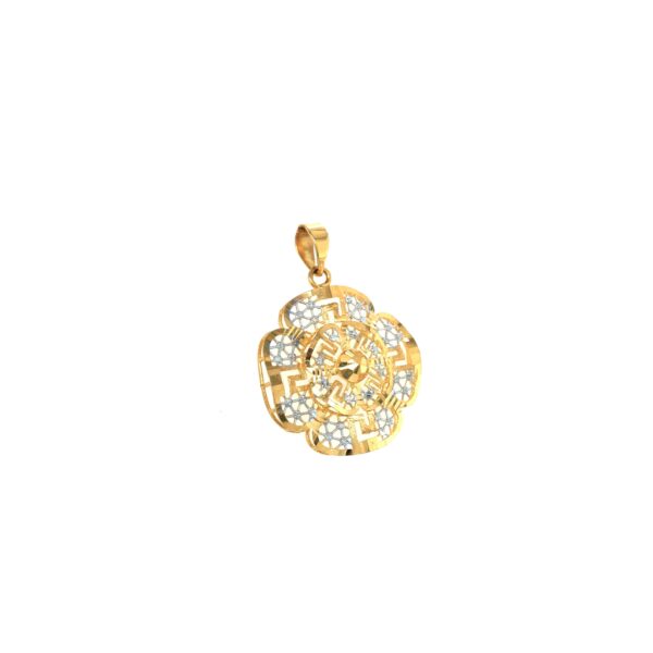 22K Indo-Italian Yellow gold pendant set