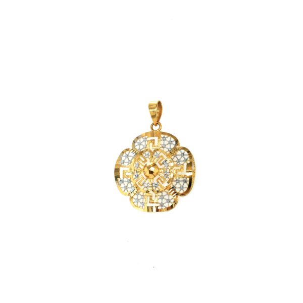 22K Indo-Italian Yellow gold pendant set