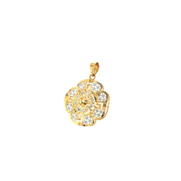 22K Indo-Italian Yellow gold pendant set