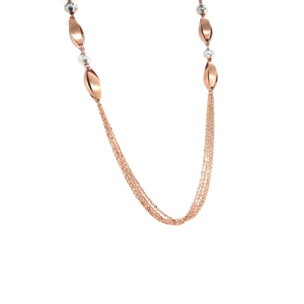 18KT Indo-Italian Rose Gold Chain| Pachchigar Jewellers