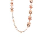 18KT Rose Gold Multi Ball Chain in Semi Square Design| Pachchigar Jewellers