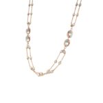 18KT Rose Gold Fancy Italian Chain - Matte Finished