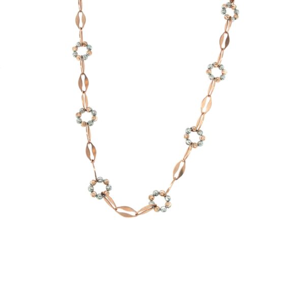 18KT Rose Gold Fancy Italian Chain - Perfect for Party Wear