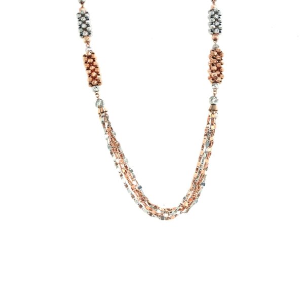 18KT Rose Gold Indo Italian Bunch Chain| Pachchigar Jewellers