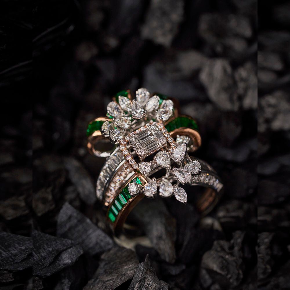 18KT Fancy Diamond Cocktail Ring  Pachchigar Jewellers (Ashokbhai)