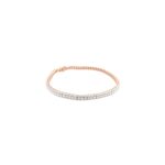 18KT Rose Gold Real Diamond Eternity Bracelet