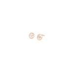 18K Indo-Italian Rose Gold Stud Earring|Pachchigar Jewellers