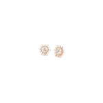 18K Indo-Italian Rose Gold Earring