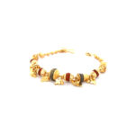 22K Yellow Gold Fancy Rudraksha Ladies Bracelet