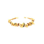 22K Yellow Gold Fancy Rudraksha Ladies Bracelet