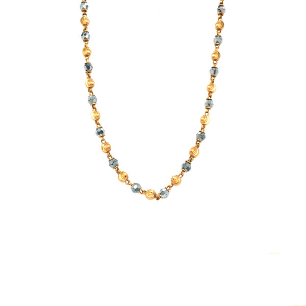 22K Yellow Gold 24 Inch Sacred Beads Mala| Pachchigar Jewellers