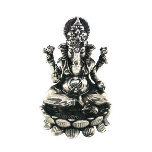 Lord Ganesha in Sterling Silver Brilliance