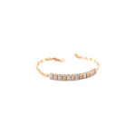 18K Rose Gold Italian Bracelet For Occasional Wear