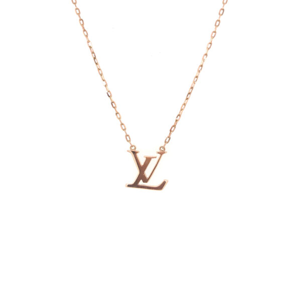 18K Italian Rose Gold Louis Vuitton Pendant Chain| Pachchigar Jewellers