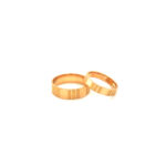 22K Matching Yellow Gold Ring Symbolizing Eternal Commitment| Pachchigar Jewellers