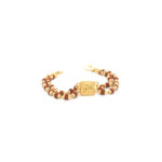 22KT  Yellow Gold Rudraksha Bracelet| Pachchigar Jewellers