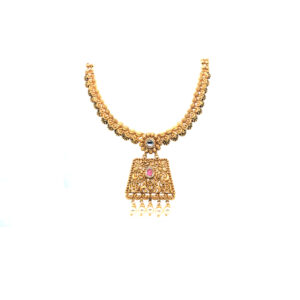 22KT Yellow Gold set Elegant Set | Pachchigar Jewellers