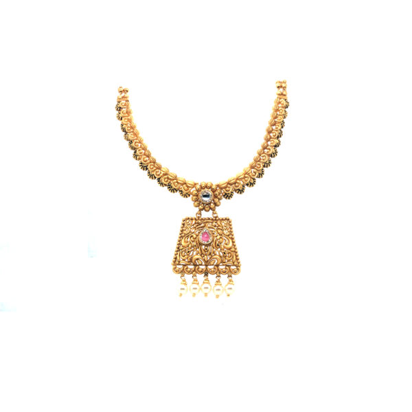 22KT Yellow Gold Elegant Set | Pachchigar Jewellers
