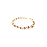 22K Yellow Gold Rudraksha Bracelet