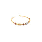 22K Yellow Gold Rudraksha Bracelet for Women