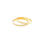 22K Yellow Gold Rhodium Finish Daily Wear Fancy Bangle