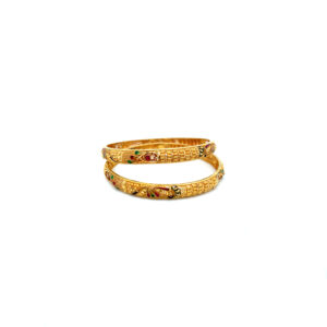 22K Yellow Gold Designer Bangle Perfect for every Occasion