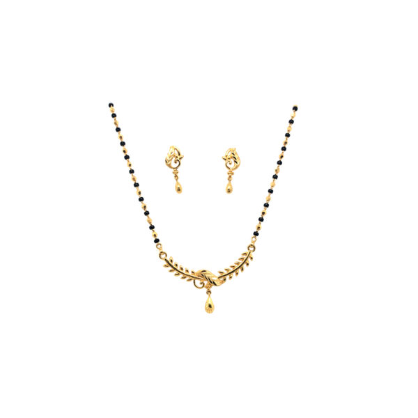 Gold Mangalsutra, In Yellow Gold 22KT- Pachchigar Jewellers-