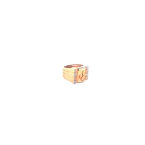 18KT  Yellow Gold Mens Ring Features Center Horse Design| Pachchigar Jewellers